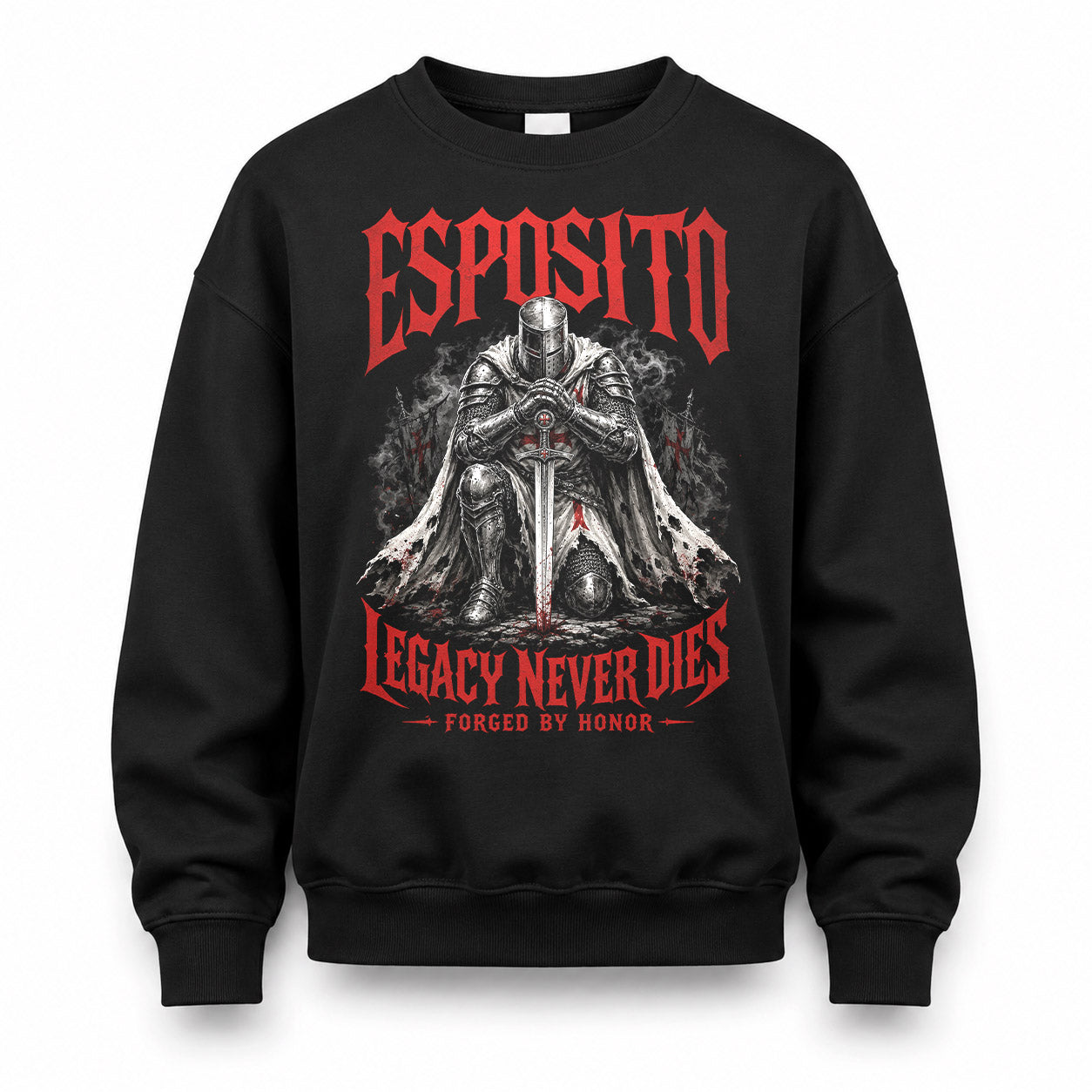 ESPOSITO HS90-K04-109 - NAME Legacy Never Dies Forged By Honor Personalized Knight