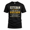 ESTEBAN TM90-K04-125 - NAME Legendary Know-It-All Personalized Funny Shirt
