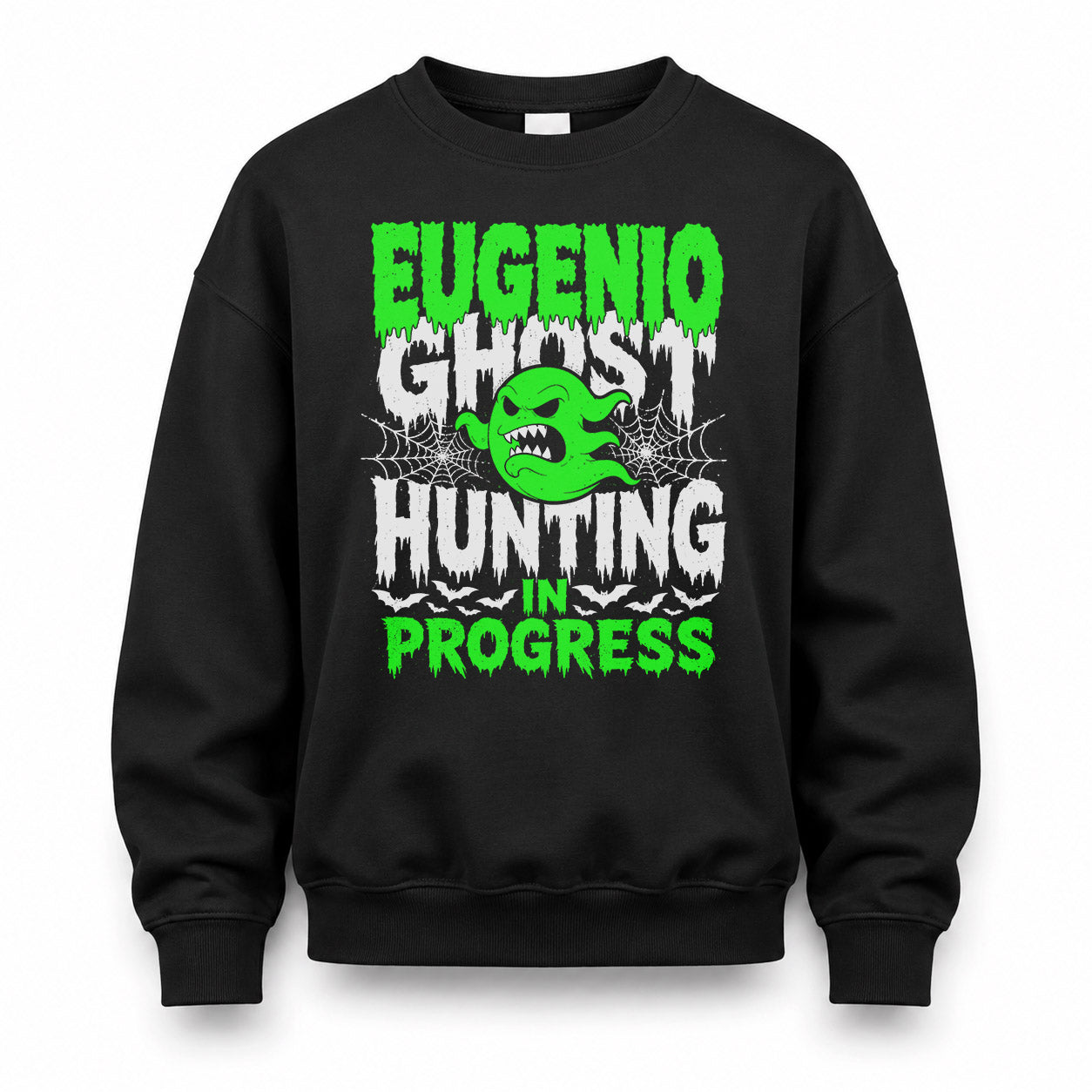 EUGENIO HW22-K06-109 - NAME Ghost Hunting In Progress Personalized Halloween Shirt