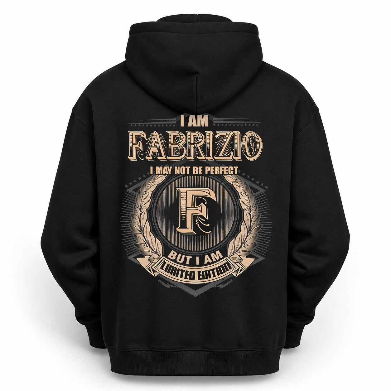 FABRIZIO PH55-T25-Personalized Name Quote Apparel “I Am NAME May Not Be Perfect But I Am Limited Edition”