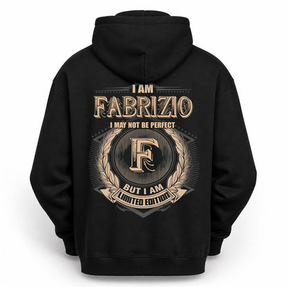 FABRIZIO PH55-T25-Personalized Name Quote Apparel “I Am NAME May Not Be Perfect But I Am Limited Edition”