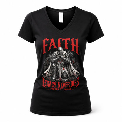 FAITH HS90-K04-109 - NAME Legacy Never Dies Forged By Honor Personalized Knight
