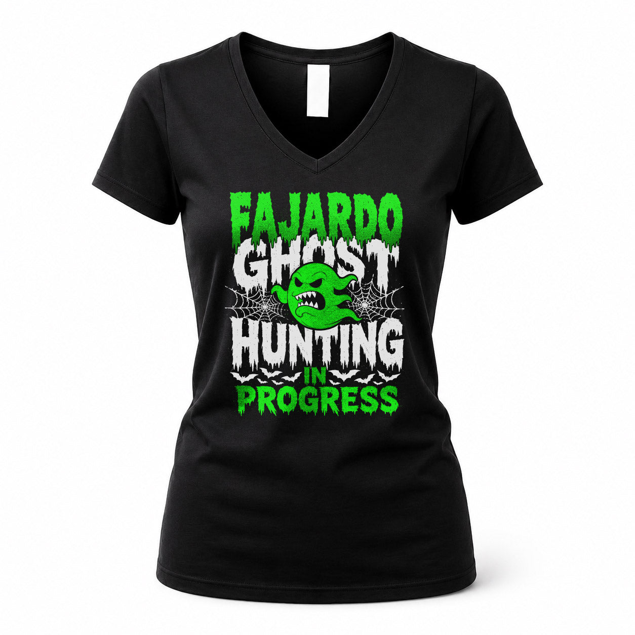 FAJARDO HW22-K06-109 - NAME Ghost Hunting In Progress Personalized Halloween Shirt