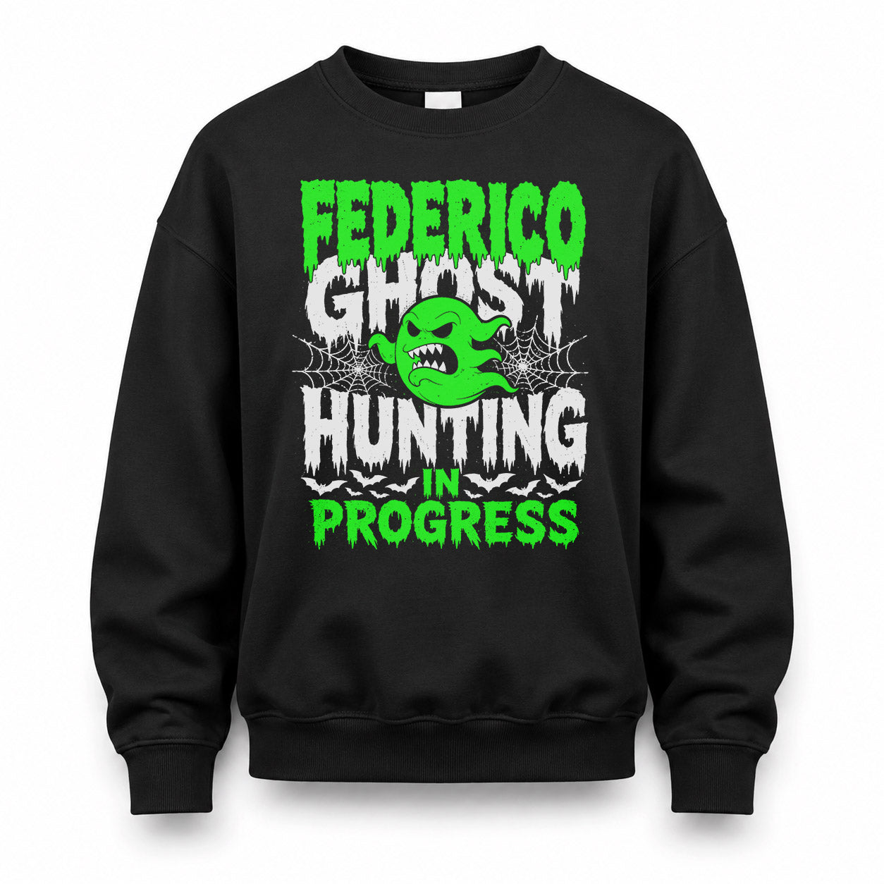 FEDERICO HW22-K06-109 - NAME Ghost Hunting In Progress Personalized Halloween Shirt