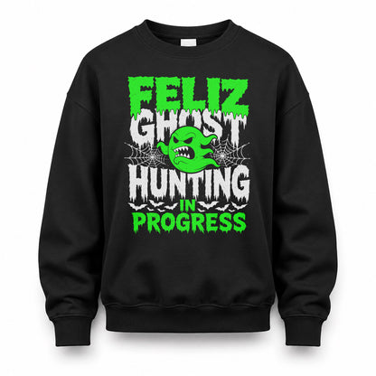 FELIZ HW22-K06-109 - NAME Ghost Hunting In Progress Personalized Halloween Shirt