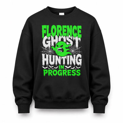 FLORENCE HW22-K06-109 - NAME Ghost Hunting In Progress Personalized Halloween Shirt