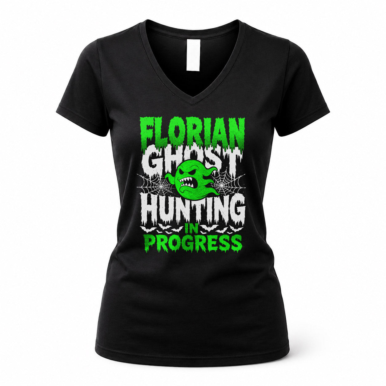 FLORIAN HW22-K06-109 - NAME Ghost Hunting In Progress Personalized Halloween Shirt
