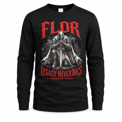 FLOR HS90-K04-109 - NAME Legacy Never Dies Forged By Honor Personalized Knight