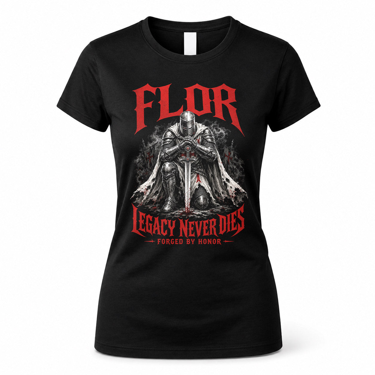 FLOR HS90-K04-109 - NAME Legacy Never Dies Forged By Honor Personalized Knight