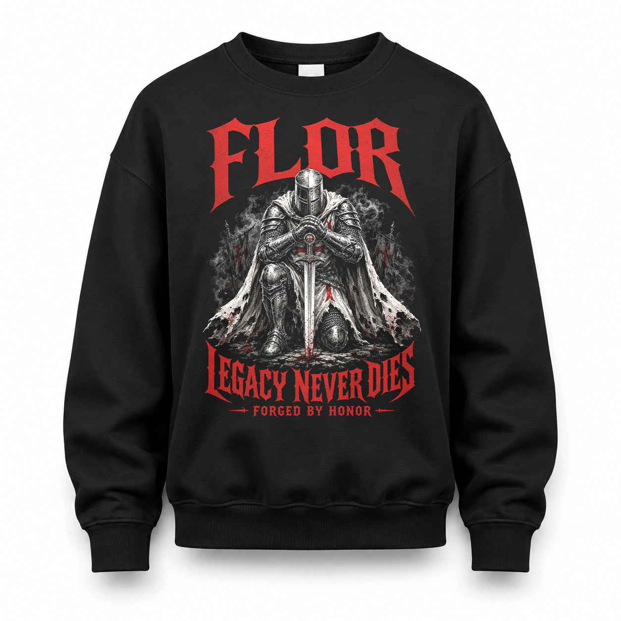FLOR HS90-K04-109 - NAME Legacy Never Dies Forged By Honor Personalized Knight