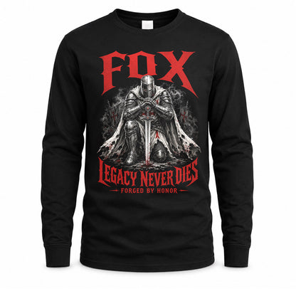 FOX HS90-K04-109 - NAME Legacy Never Dies Forged By Honor Personalized Knight