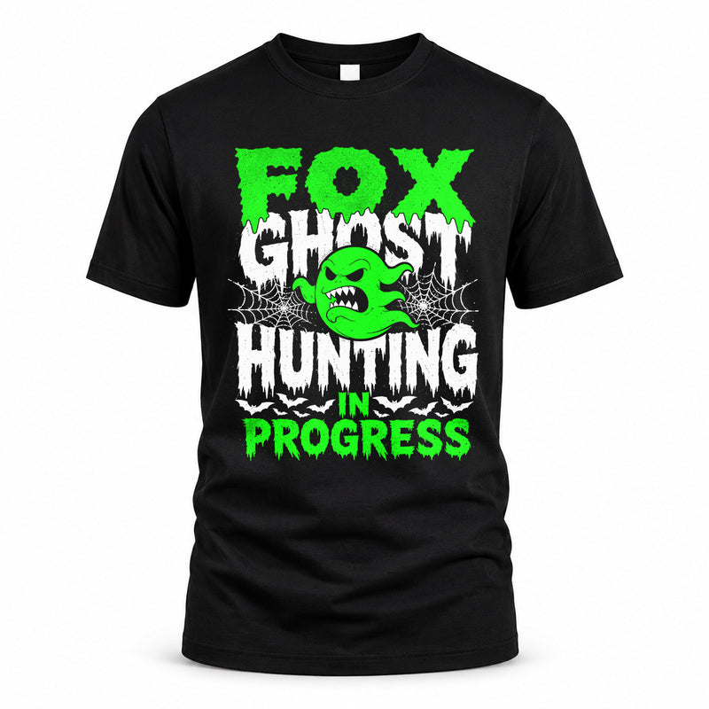 FOX HW22-K06-109 - NAME Ghost Hunting In Progress Personalized Halloween Shirt