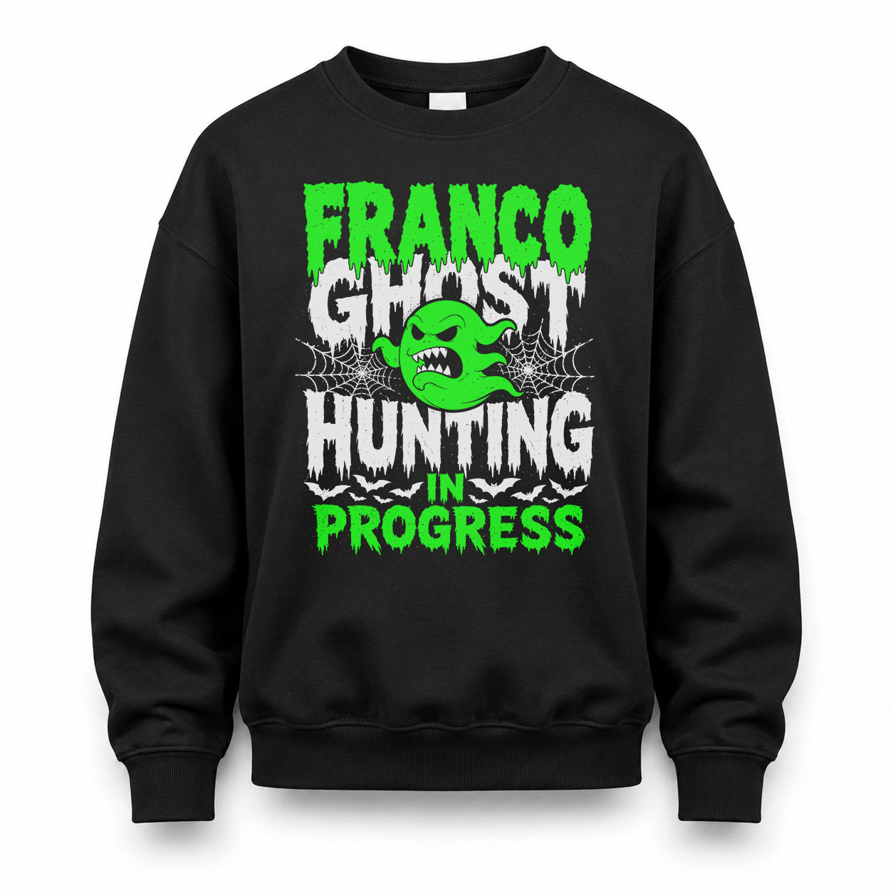 FRANCO HW22-K06-109 - NAME Ghost Hunting In Progress Personalized Halloween Shirt