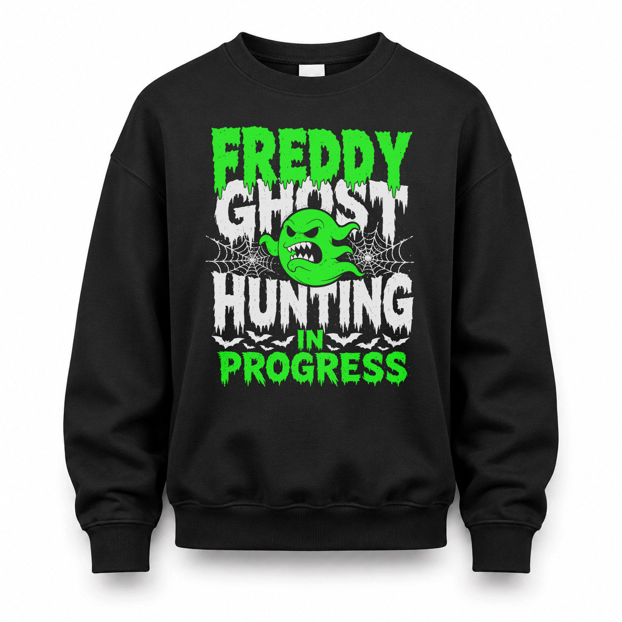 FREDDY HW22-K06-109 - NAME Ghost Hunting In Progress Personalized Halloween Shirt