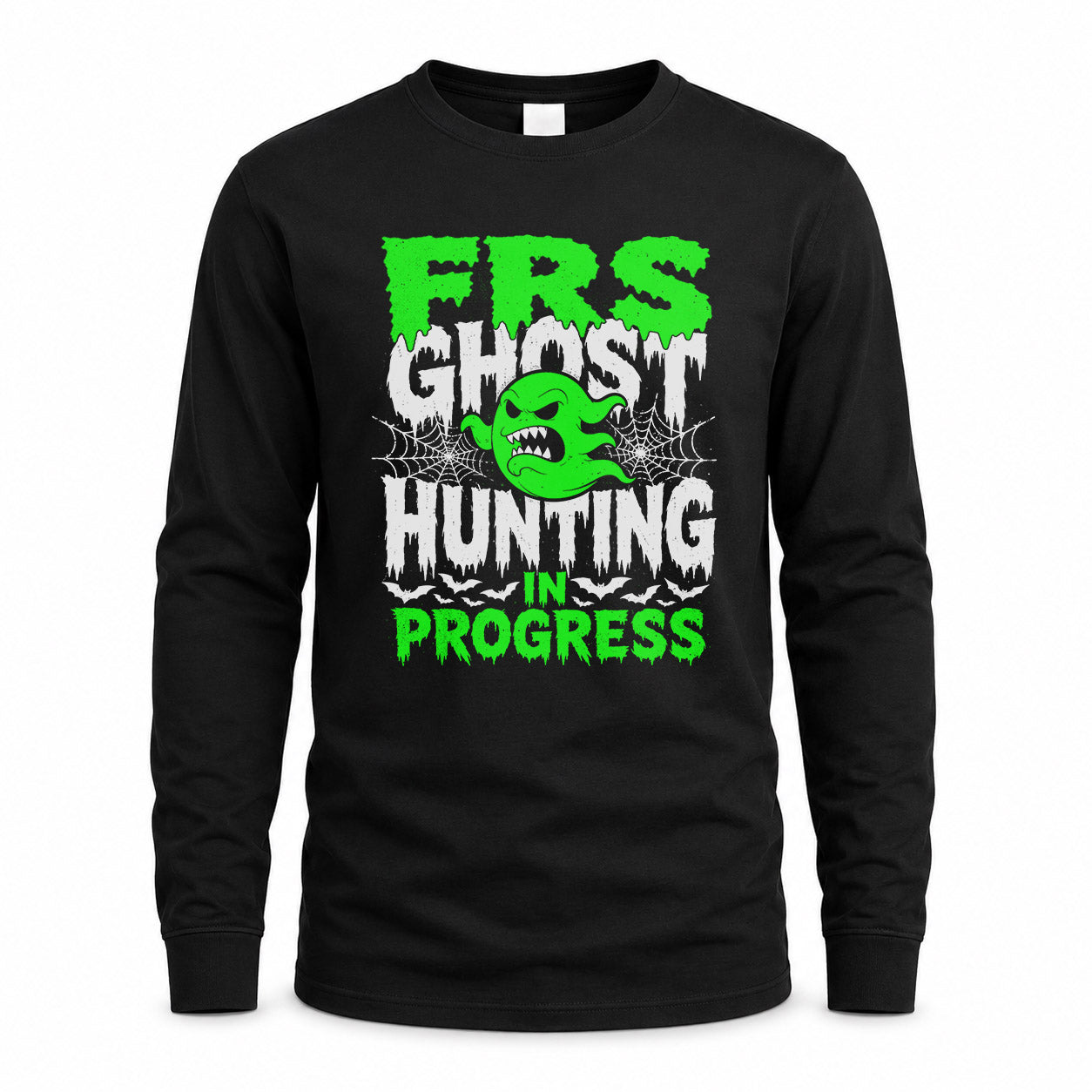 FRS HW22-K06-109 - NAME Ghost Hunting In Progress Personalized Halloween Shirt