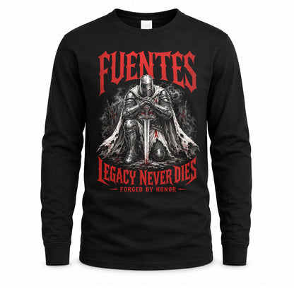 FUENTES HS90-K04-109 - NAME Legacy Never Dies Forged By Honor Personalized Knight