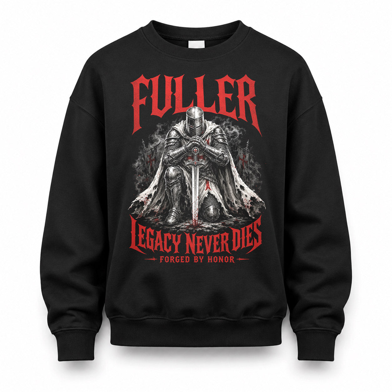 FULLER HS90-K04-109 - NAME Legacy Never Dies Forged By Honor Personalized Knight