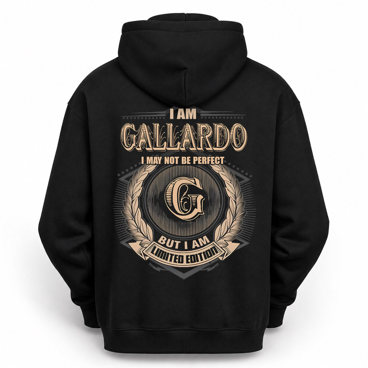 GALLARDO PH55-T25-Personalized Name Quote Apparel “I Am NAME May Not Be Perfect But I Am Limited Edition”