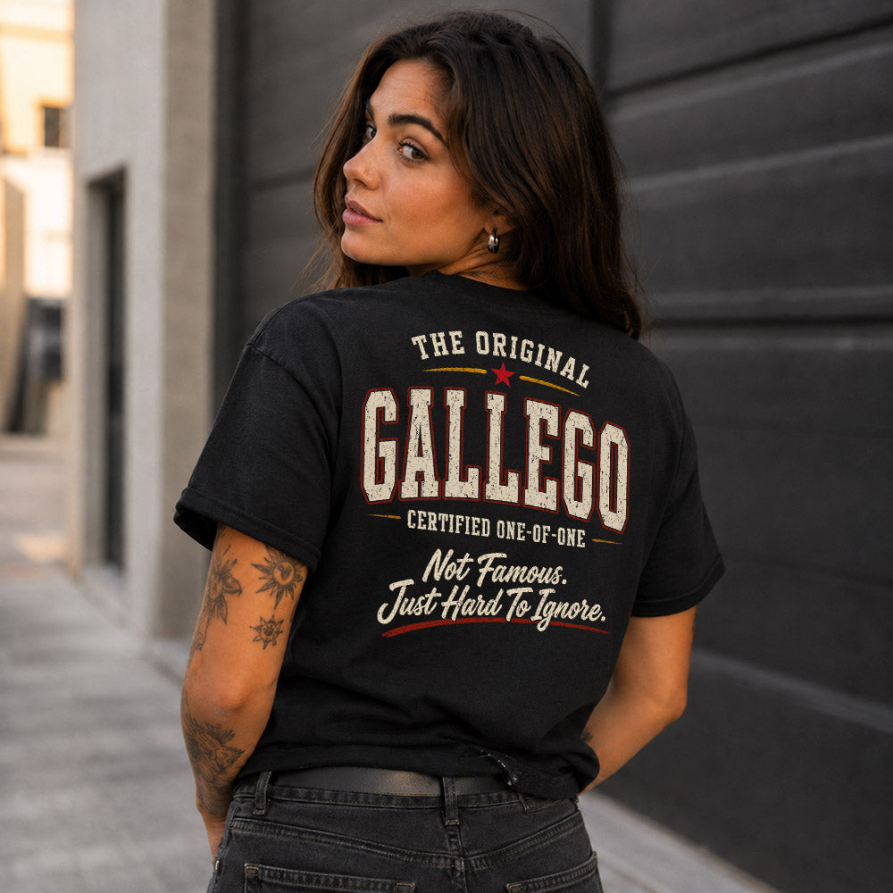 GALLEGO W68-F2-168 – Personalized Original Issue Apparel “The Original NAME Certified One-of-One"