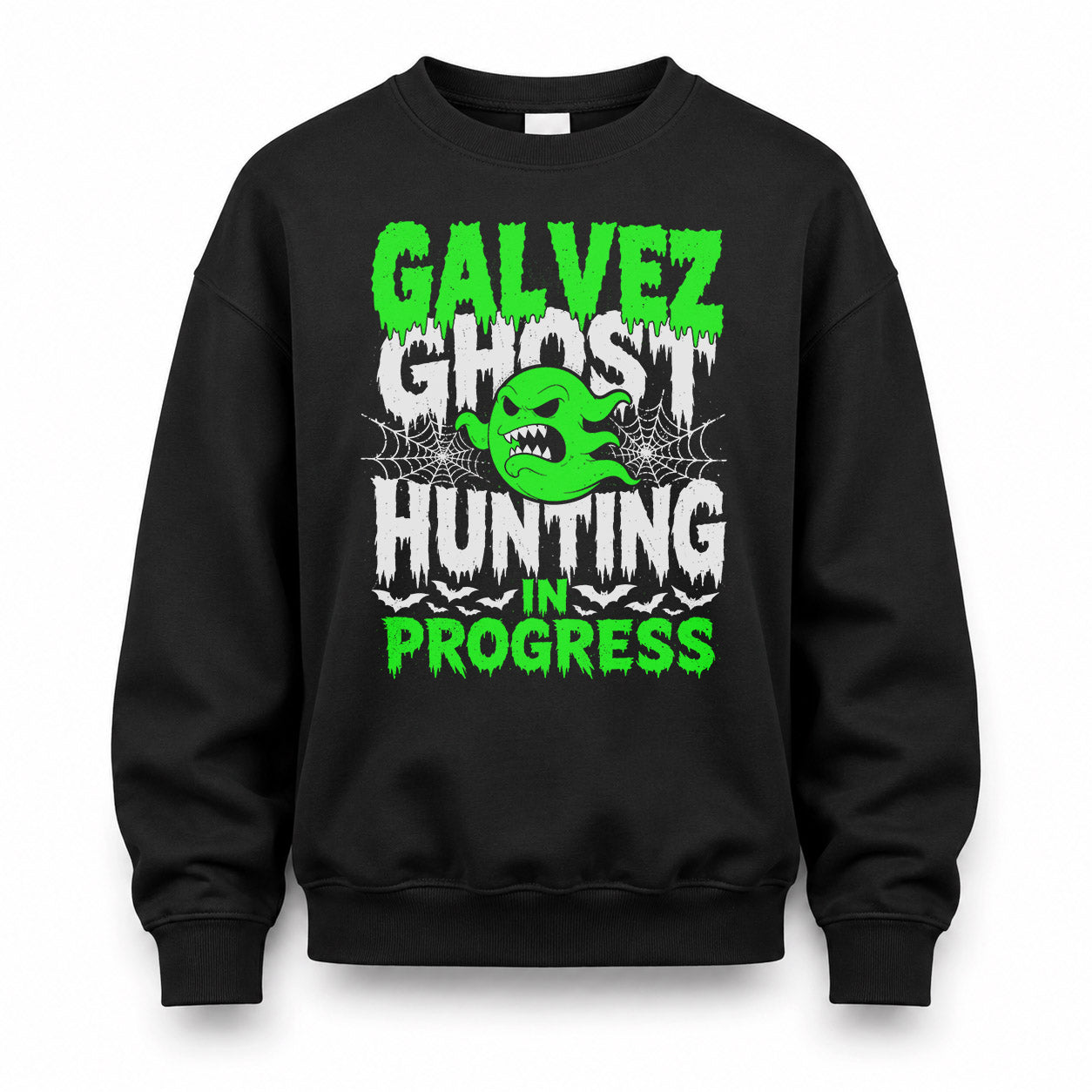 GALVEZ HW22-K06-109 - NAME Ghost Hunting In Progress Personalized Halloween Shirt