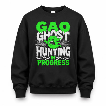 GAO HW22-K06-109 - NAME Ghost Hunting In Progress Personalized Halloween Shirt
