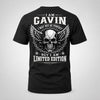 GAVIN P01-K24-229 – Personalized Skull Graphic Apparel “I Am NAME I May Not Be Perfect But I Am Limited Edition”