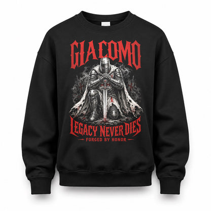 GIACOMO HS90-K04-109 - NAME Legacy Never Dies Forged By Honor Personalized Knight