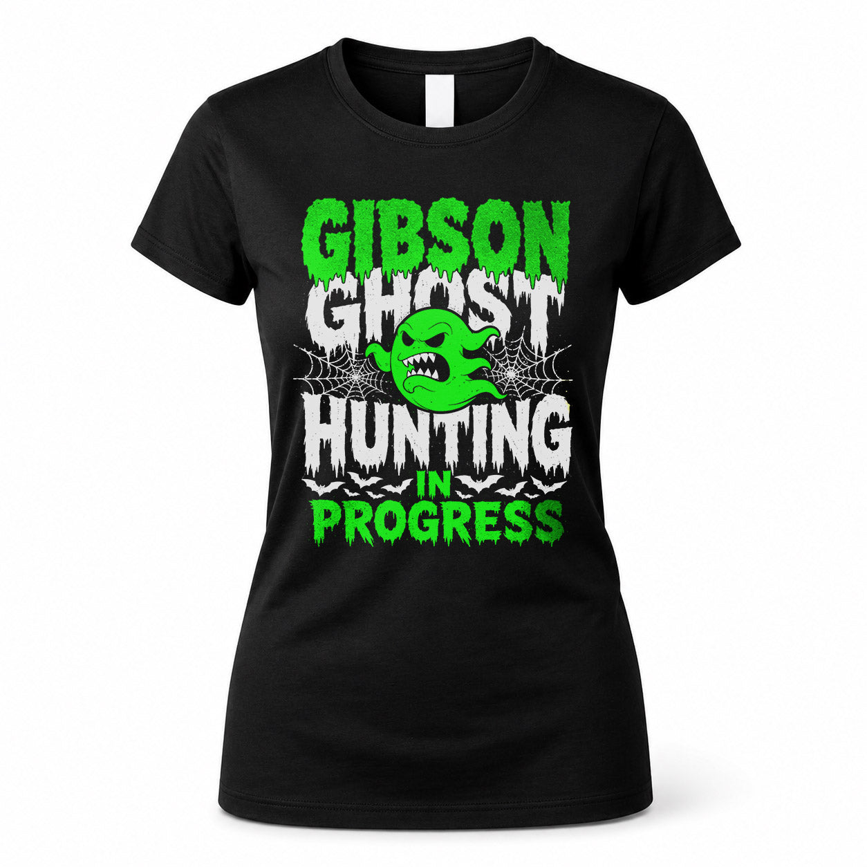GIBSON HW22-K06-109 - NAME Ghost Hunting In Progress Personalized Halloween Shirt