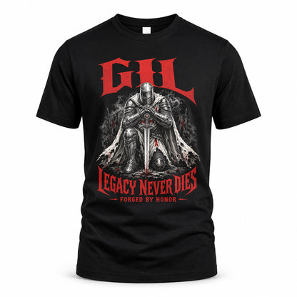 GIL HS90-K04-109 - NAME Legacy Never Dies Forged By Honor Personalized Knight
