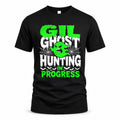 GIL HW22-K06-109 - NAME Ghost Hunting In Progress Personalized Halloween Shirt