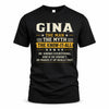 GINA TM90-K04-125 - NAME Legendary Know-It-All Personalized Funny Shirt