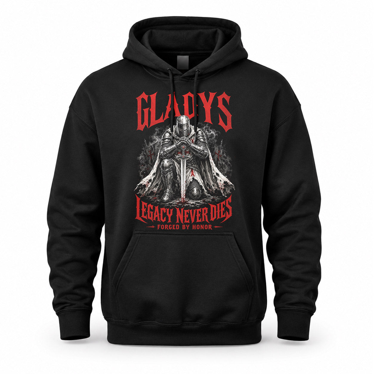 GLADYS HS90-K04-109 - NAME Legacy Never Dies Forged By Honor Personalized Knight