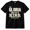 GLORIA P6-K4-228 Personalized Funny Quote Apparel “I’m NAME – One of a Kind, Never a Copy”