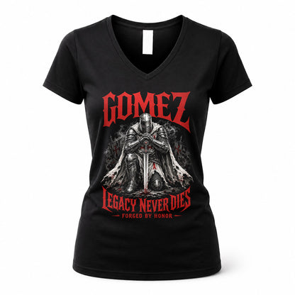 GOMEZ HS90-K04-109 - NAME Legacy Never Dies Forged By Honor Personalized Knight