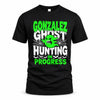 GONZALEZ HW22-K06-109 - NAME Ghost Hunting In Progress Personalized Halloween Shirt