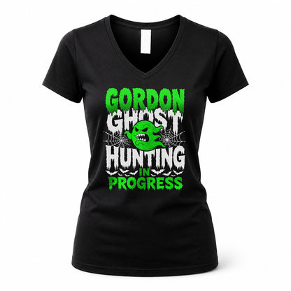 GORDON HW22-K06-109 - NAME Ghost Hunting In Progress Personalized Halloween Shirt