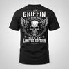 GRIFFIN P01-K24-229 – Personalized Skull Graphic Apparel “I Am NAME I May Not Be Perfect But I Am Limited Edition”