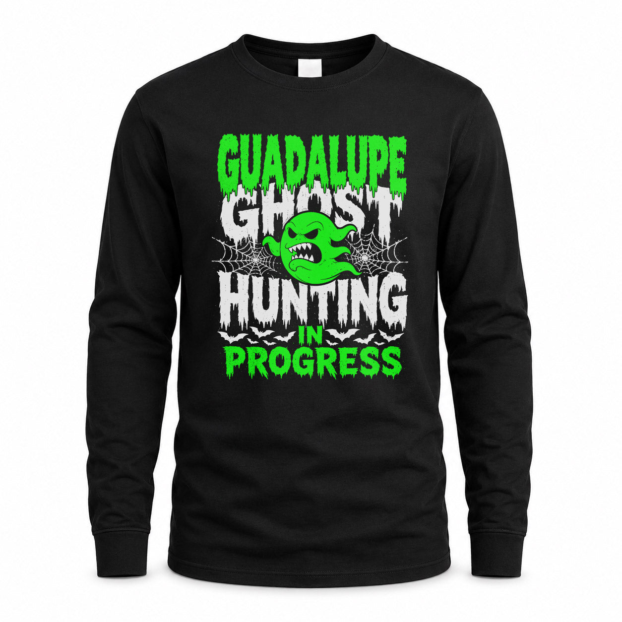 GUADALUPE HW22-K06-109 - NAME Ghost Hunting In Progress Personalized Halloween Shirt