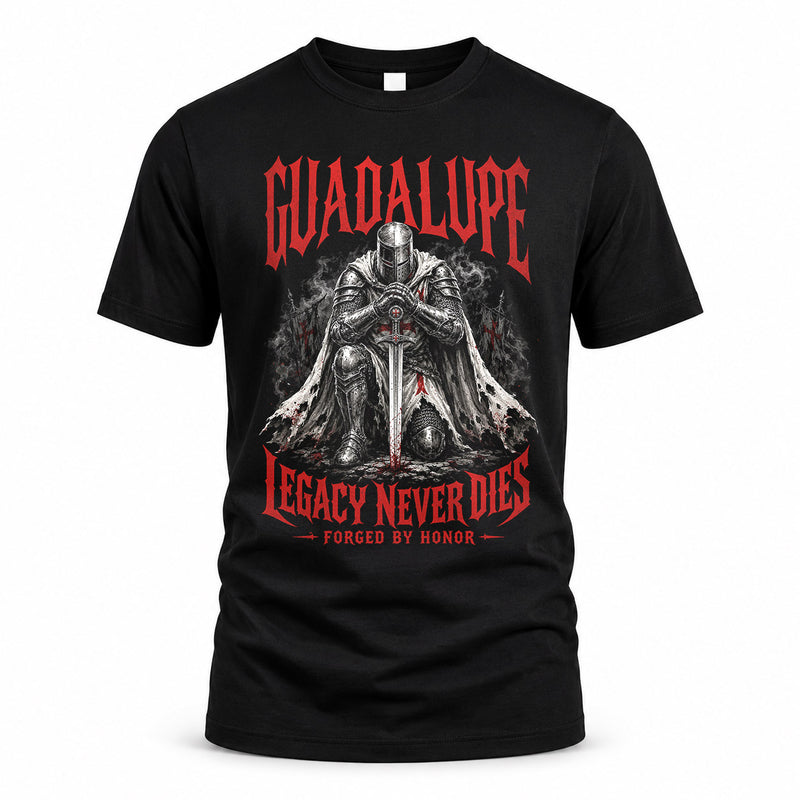 GUADALUPE HS90-K04-109 - NAME Legacy Never Dies Forged By Honor Personalized Knight