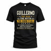 GUILLERMO TM90-K04-125 - NAME Legendary Know-It-All Personalized Funny Shirt