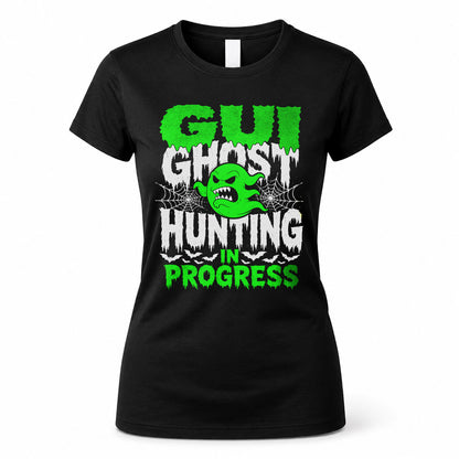 GUI HW22-K06-109 - NAME Ghost Hunting In Progress Personalized Halloween Shirt