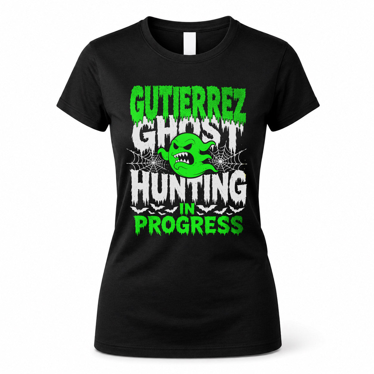 GUTIERREZ HW22-K06-109 - NAME Ghost Hunting In Progress Personalized Halloween Shirt