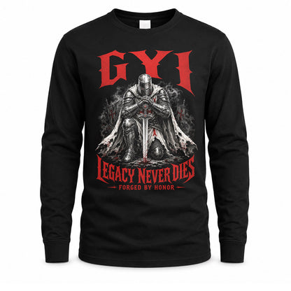 GYI HS90-K04-109 - NAME Legacy Never Dies Forged By Honor Personalized Knight
