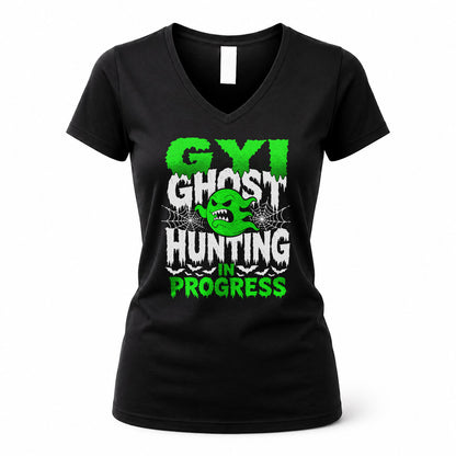 GYI HW22-K06-109 - NAME Ghost Hunting In Progress Personalized Halloween Shirt