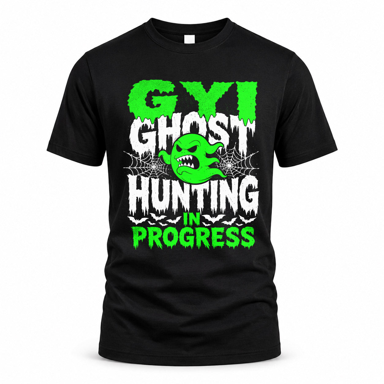 GYI HW22-K06-109 - NAME Ghost Hunting In Progress Personalized Halloween Shirt
