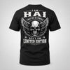 HAI P01-K24-229 – Personalized Skull Graphic Apparel “I Am NAME I May Not Be Perfect But I Am Limited Edition”