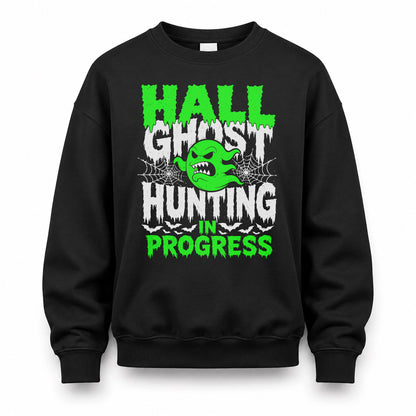 HALL HW22-K06-109 - NAME Ghost Hunting In Progress Personalized Halloween Shirt