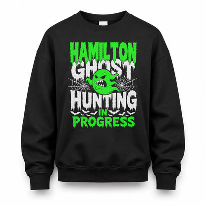 HAMILTON HW22-K06-109 - NAME Ghost Hunting In Progress Personalized Halloween Shirt
