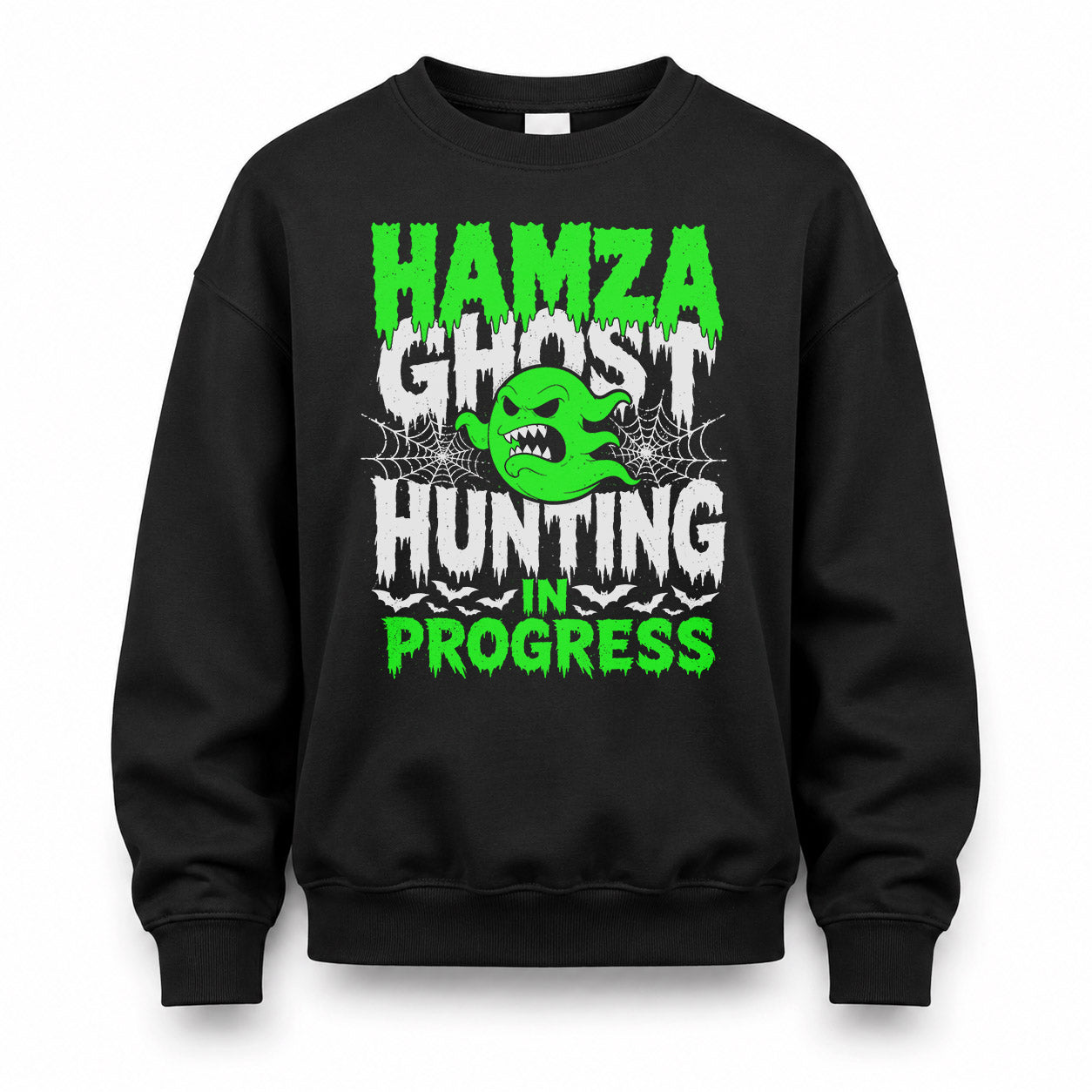 HAMZA HW22-K06-109 - NAME Ghost Hunting In Progress Personalized Halloween Shirt