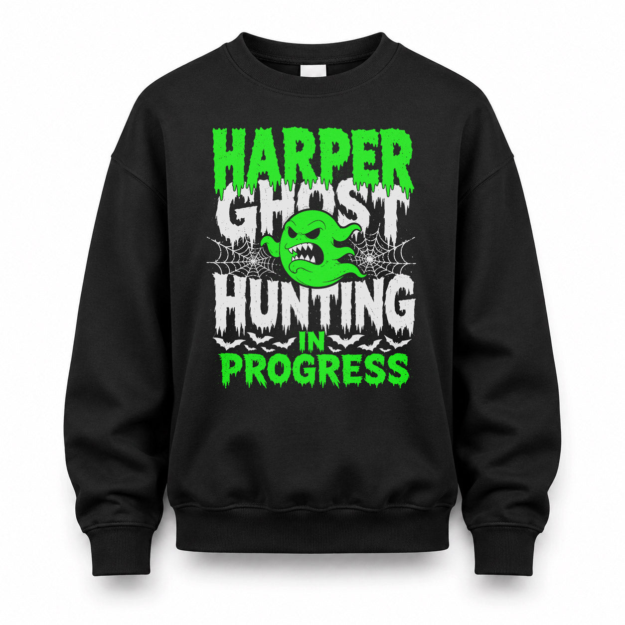 HARPER HW22-K06-109 - NAME Ghost Hunting In Progress Personalized Halloween Shirt
